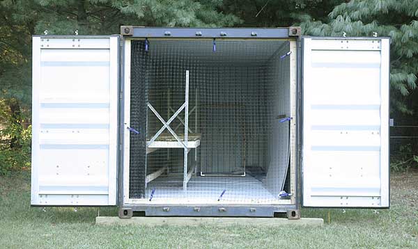 herb drying in storage container